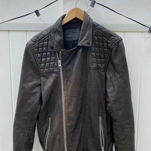 All Saints Black Leather Jacket